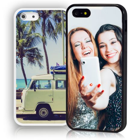Apple iPhone 5C Bumper-Case (weiß) selbst gestalten mit swook! switch your look