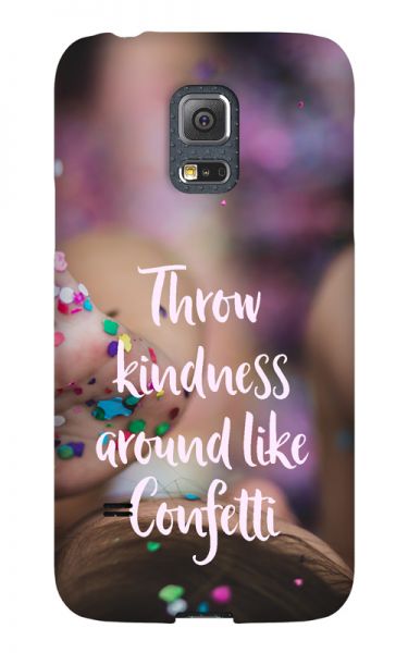 Samsung Galaxy S5 Mini 3D-Case (glossy) Gibilicious Design Throw kindness around von swook! - switch your look