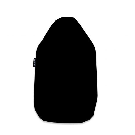 Typo noir Wärmflasche mit Namen