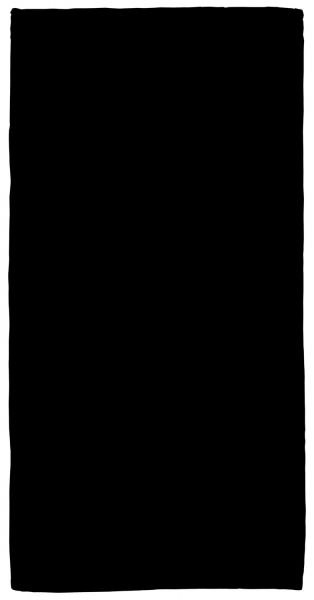 Schwarz weiß Typo - Handtuch mit Namen