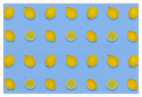 Zitrone - Tischset mit Namen