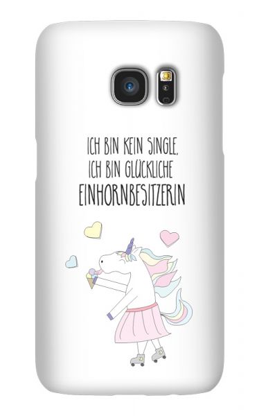 Samsung Galaxy S7 3D-Case (glossy) Happy unicorn owner von swook! - switch your look