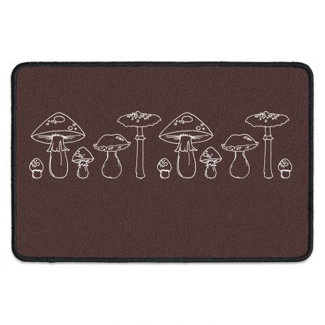 Mushroom - Fussmatte mit deinem Text