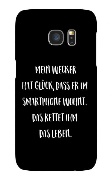 Samsung Galaxy S7 3D-Case (glossy) Gibilicious Design Mein Wecker hat Glueck von swook! - switch your look