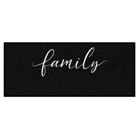 Family Typo - Stiefelmatte mit Namen