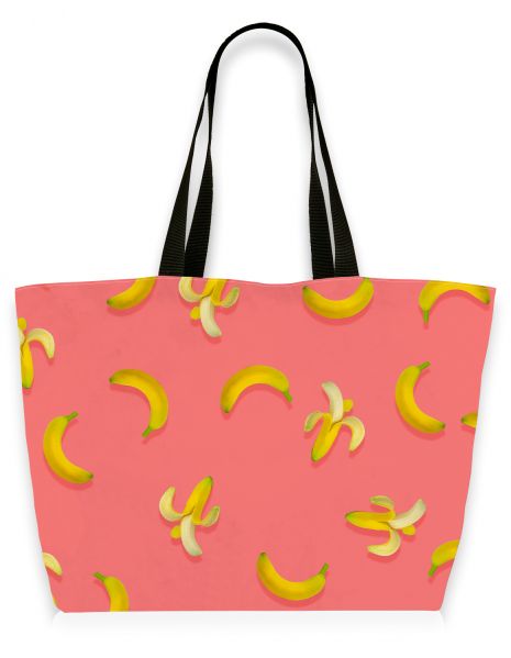 Banane - Strandtasche mit Namen