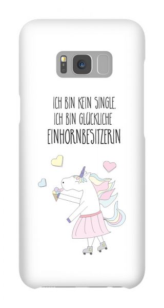 Samsung Galaxy S8 Plus 3D-Case (glossy) Gibilicious Design Happy unicorn owner von swook! - switch your look