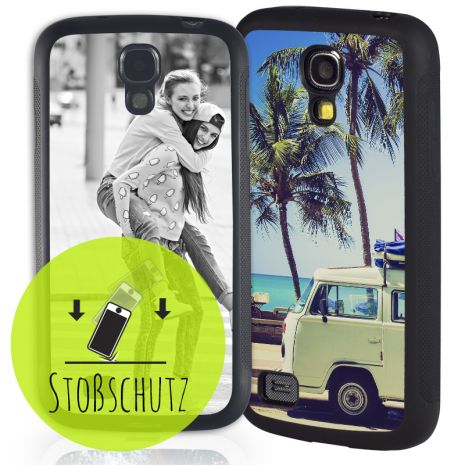 Samsung Galaxy S4 Bumper-Case (schwarz) selbst gestalten mit swook! - switch your look
