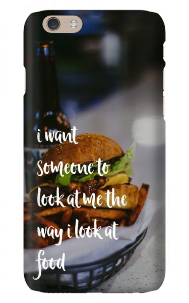 Apple iPhone 6s 3D-Case (glossy) Gibilicious Design The way I look at food von swook! - switch your look