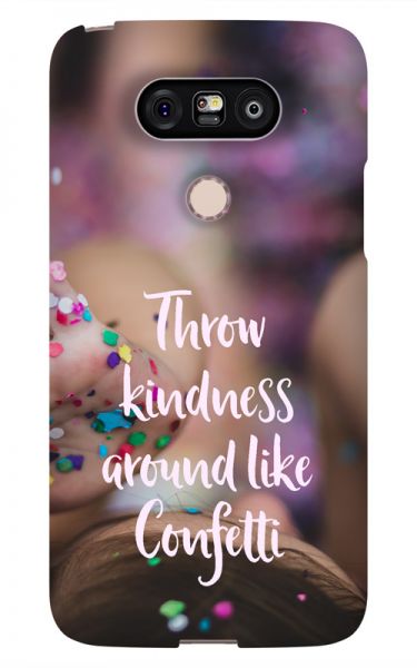 LG G5 3D-Case (glossy) Gibilicious Design Throw kindness around von swook! - switch your look