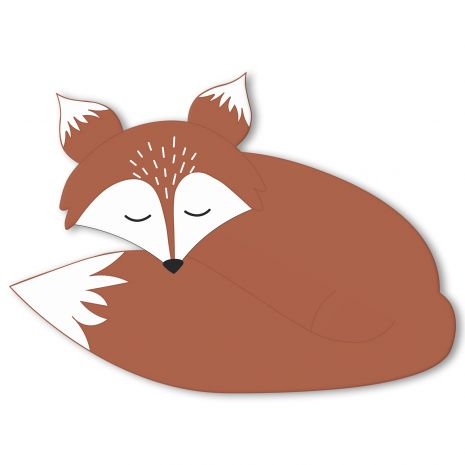 Fuchs schlafend - Wanddeko